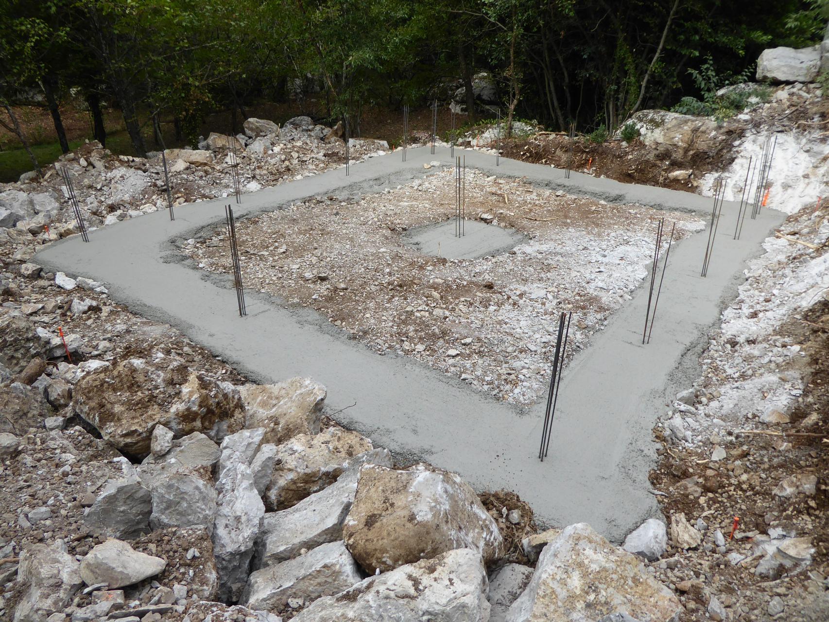 Coulage des fondations