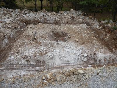 Ouverture des fouilles et ferraillage