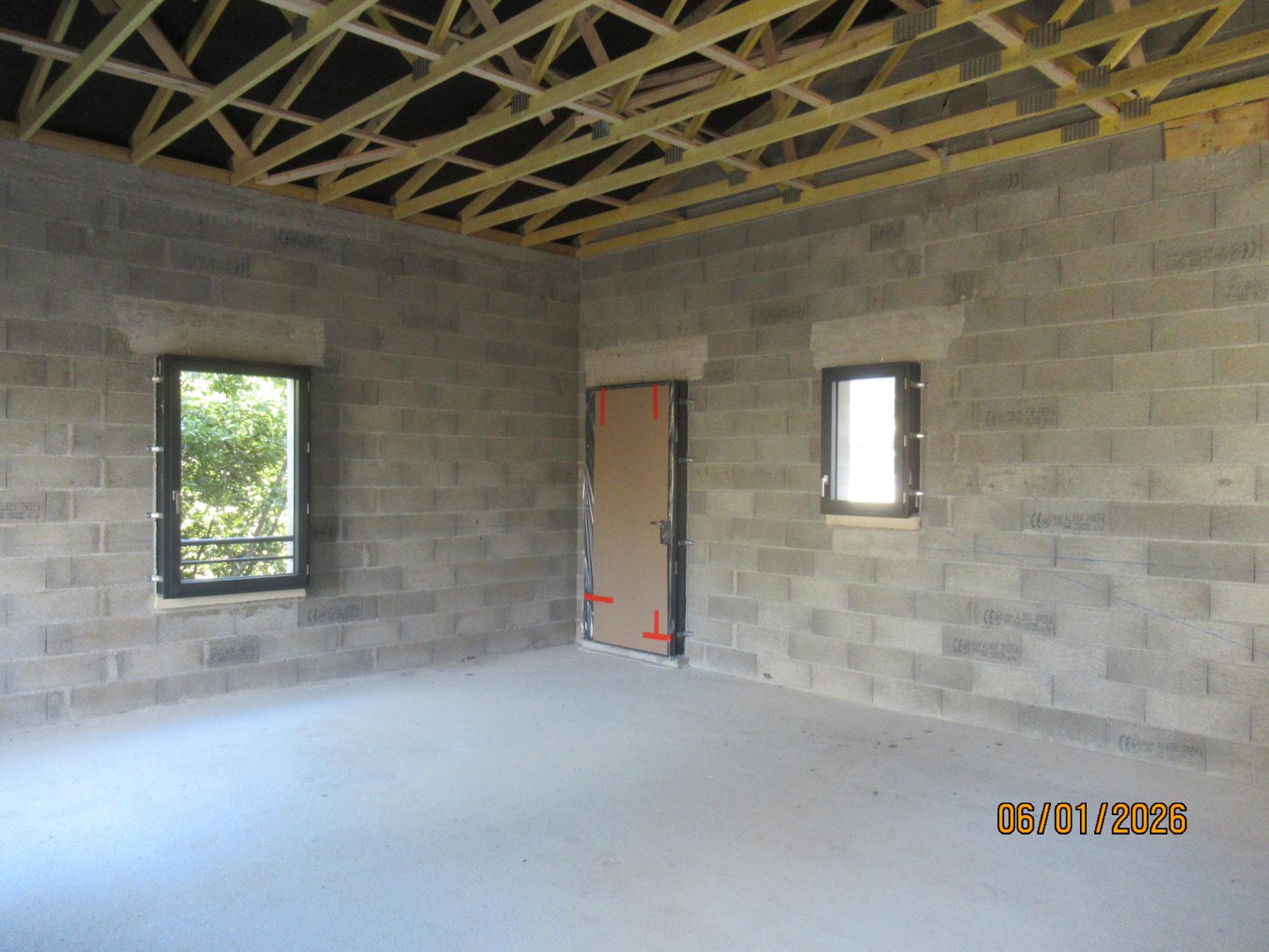 Pose des menuiseries extérieures