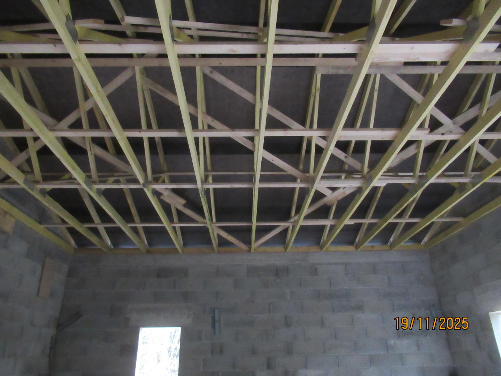 Pose de l'écran sous toiture