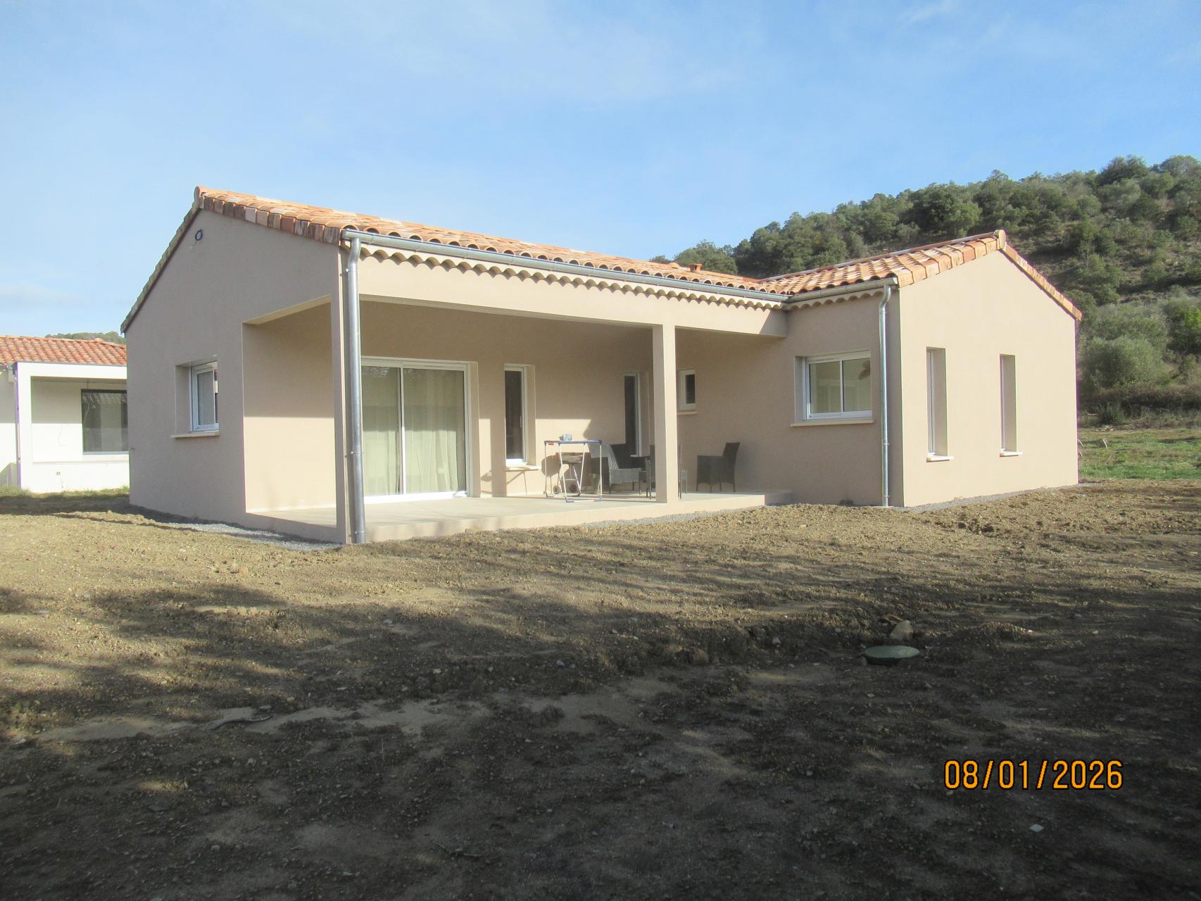 Bâtiment en L de plain pied