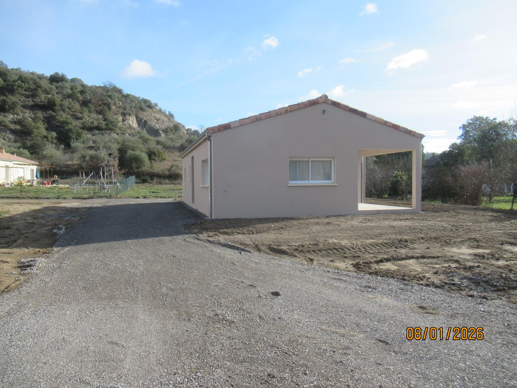 Bâtiment en L de plain pied