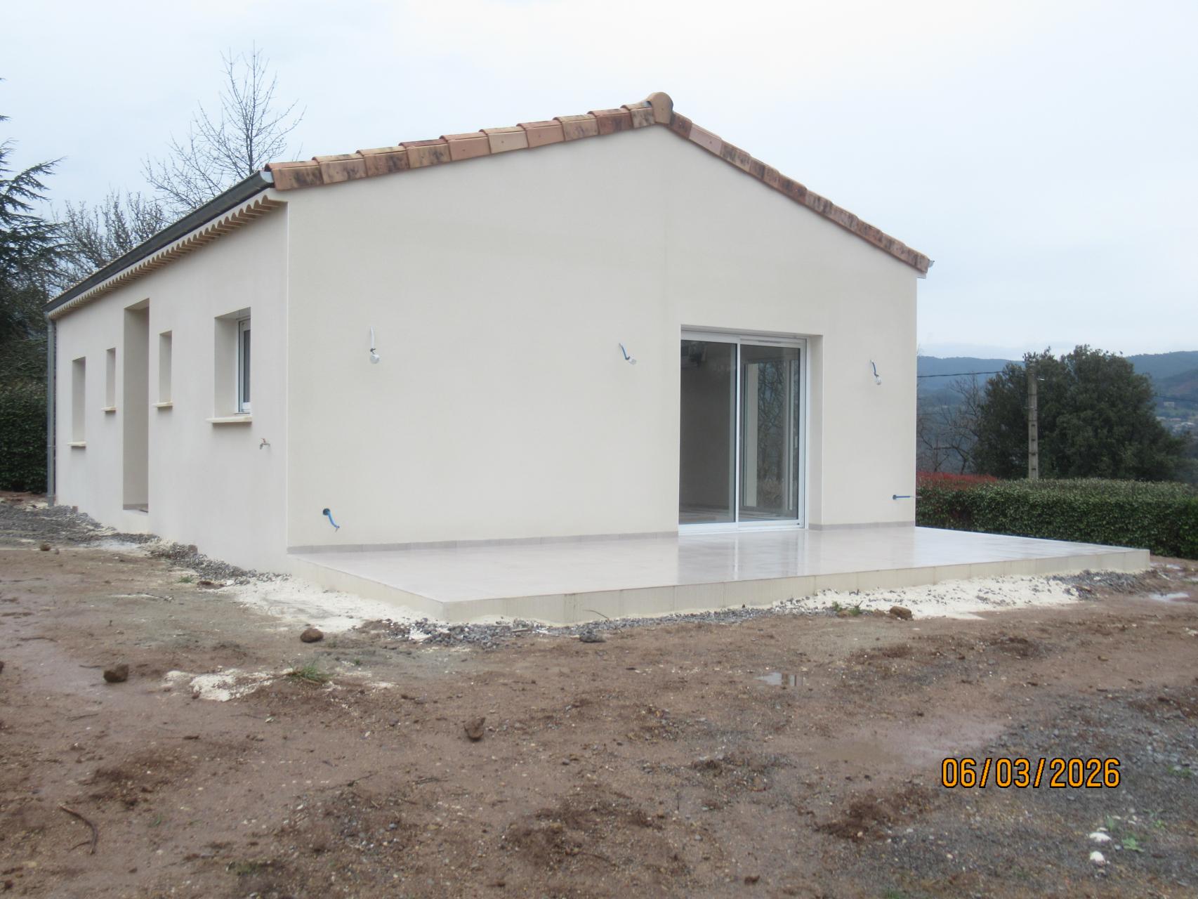 Réalisation de l'enduit de façade