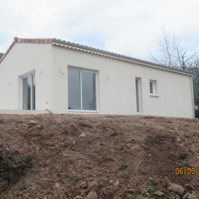 Réalisation de l'enduit de façade