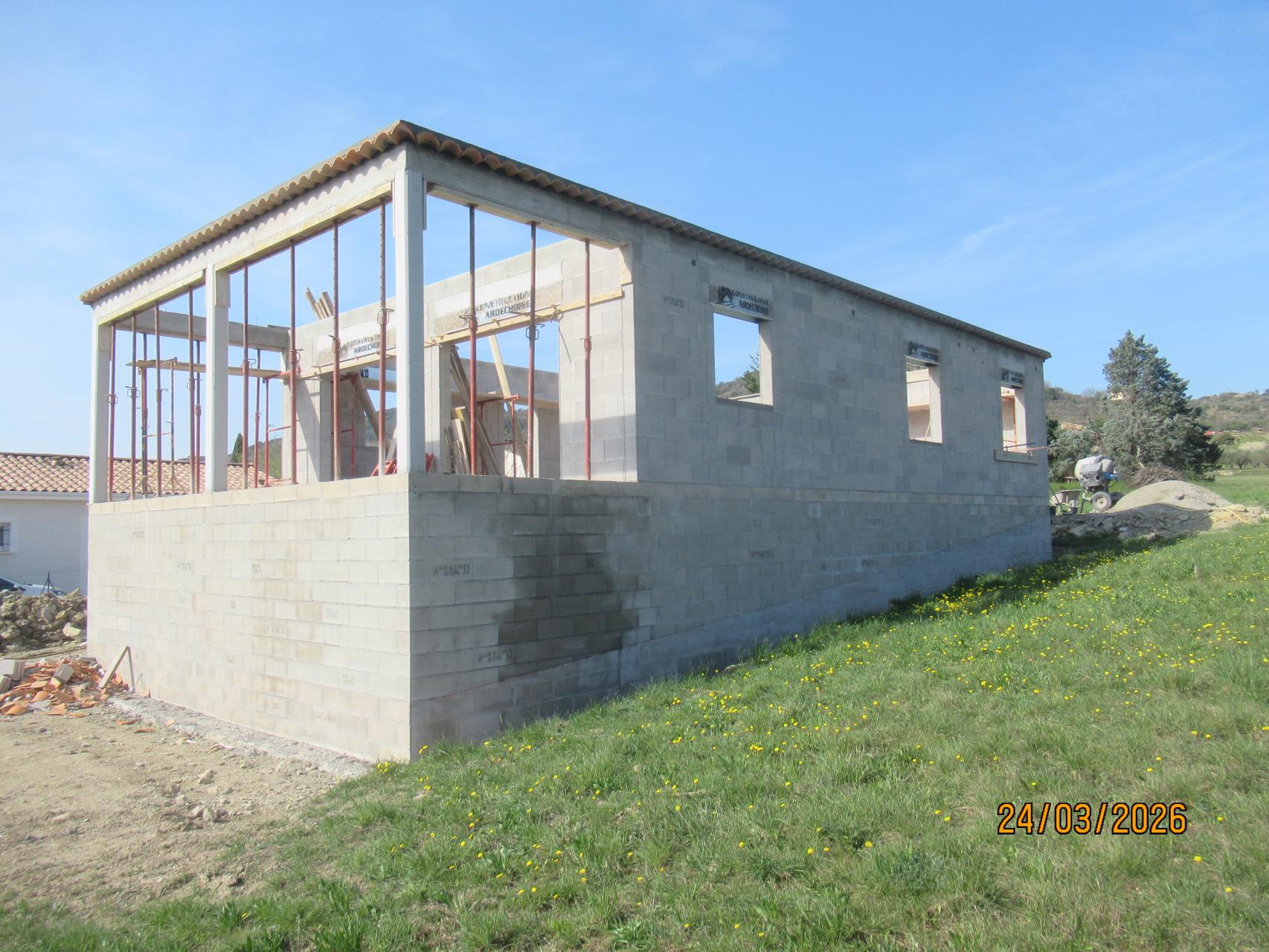 Mise en place des génoises