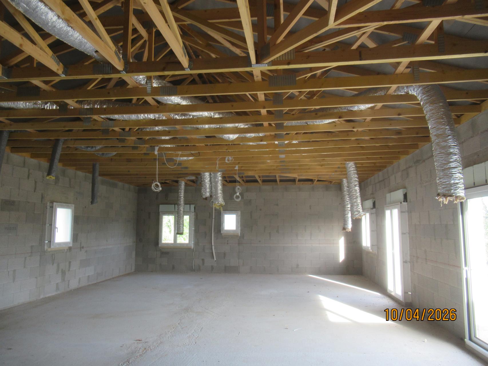 Pose de la centrale gainable et/ou des condensats