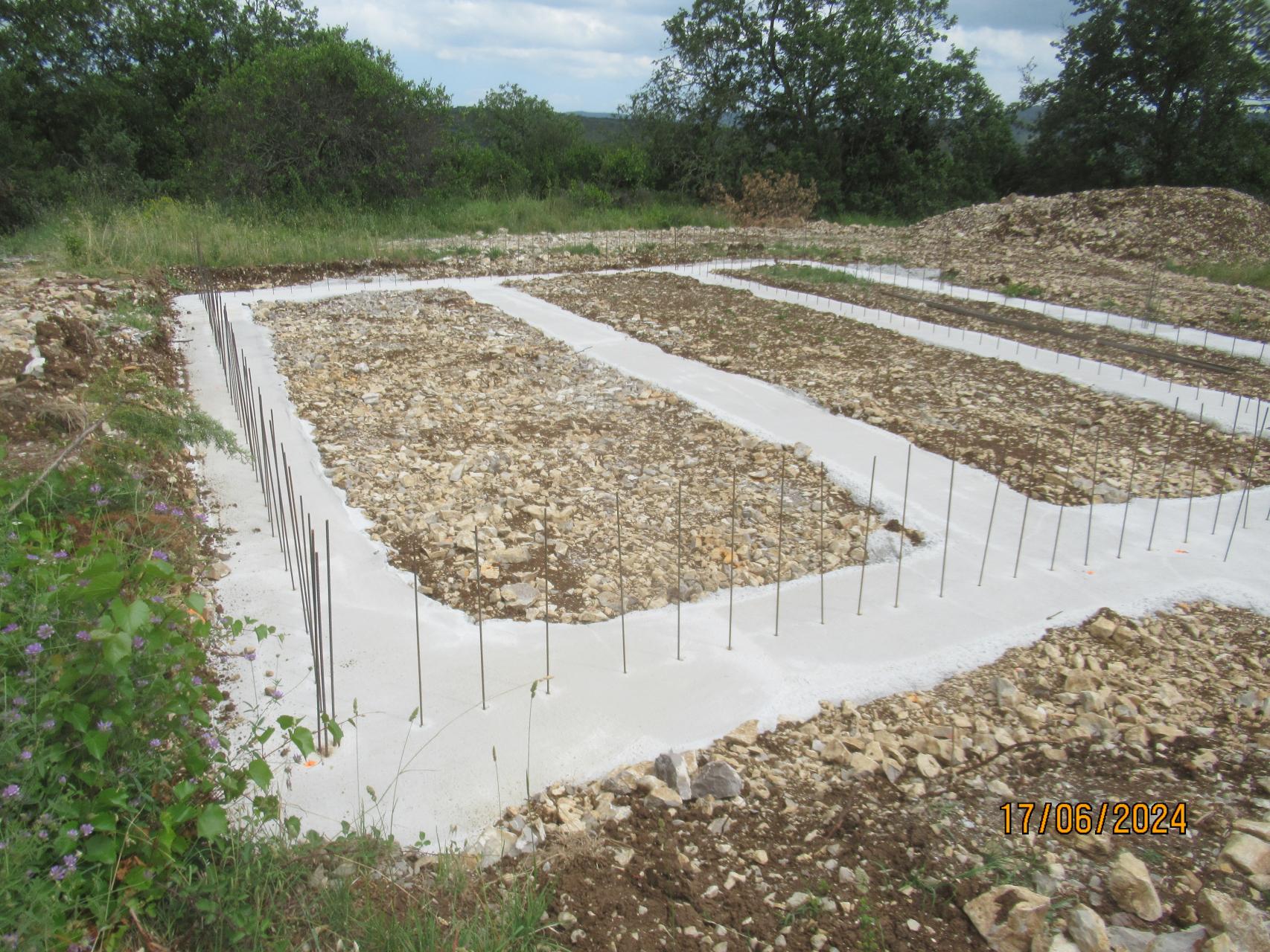 Coulage des fondations