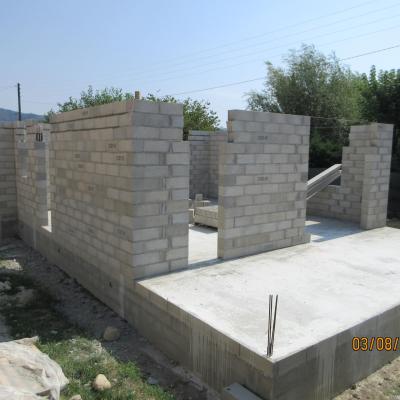Elevation des murs