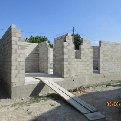 Elevation des murs