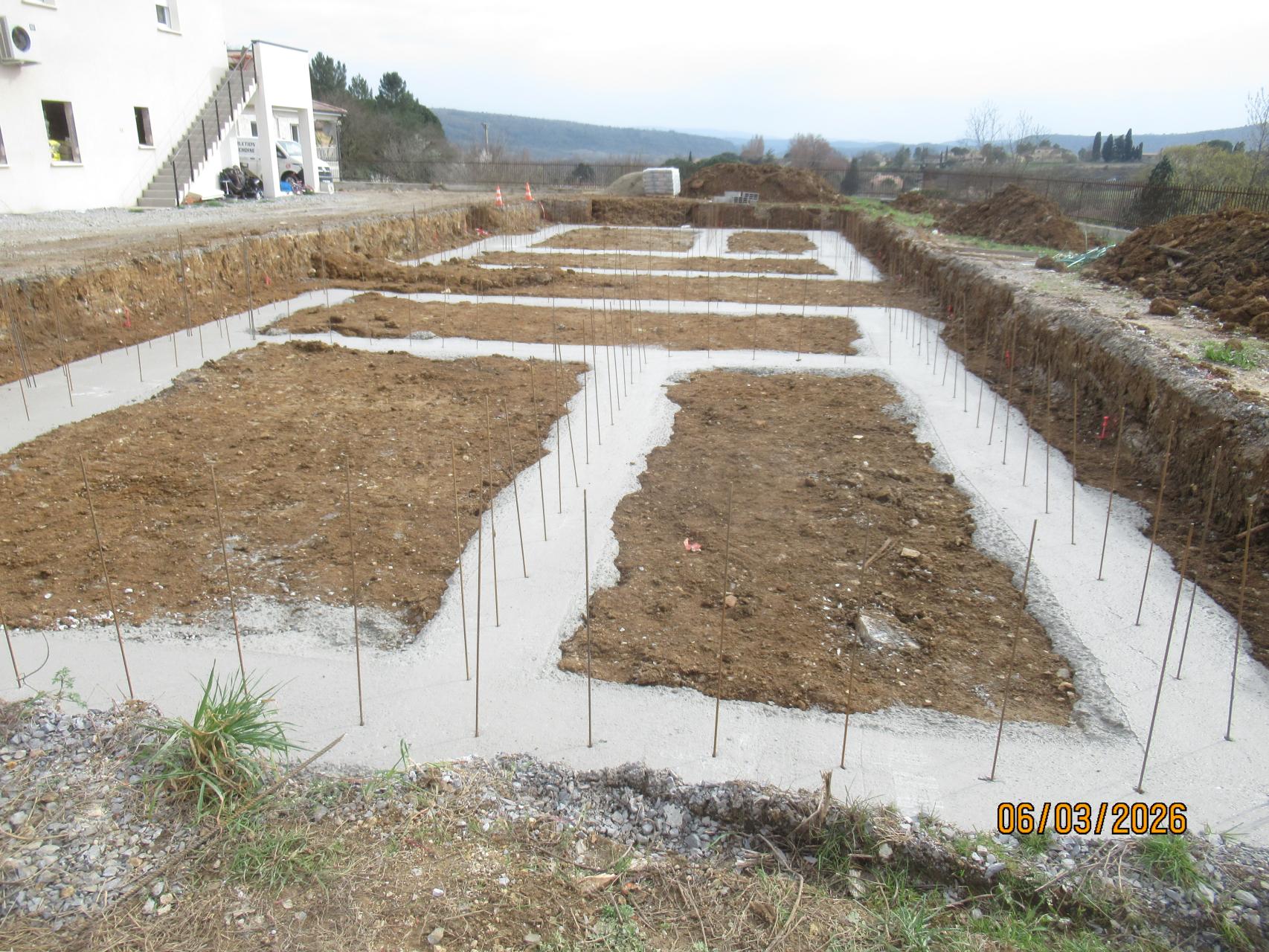 Coulage des fondations