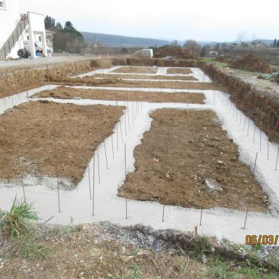 Coulage des fondations