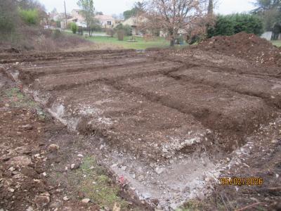 Ouverture des fouilles et ferraillage