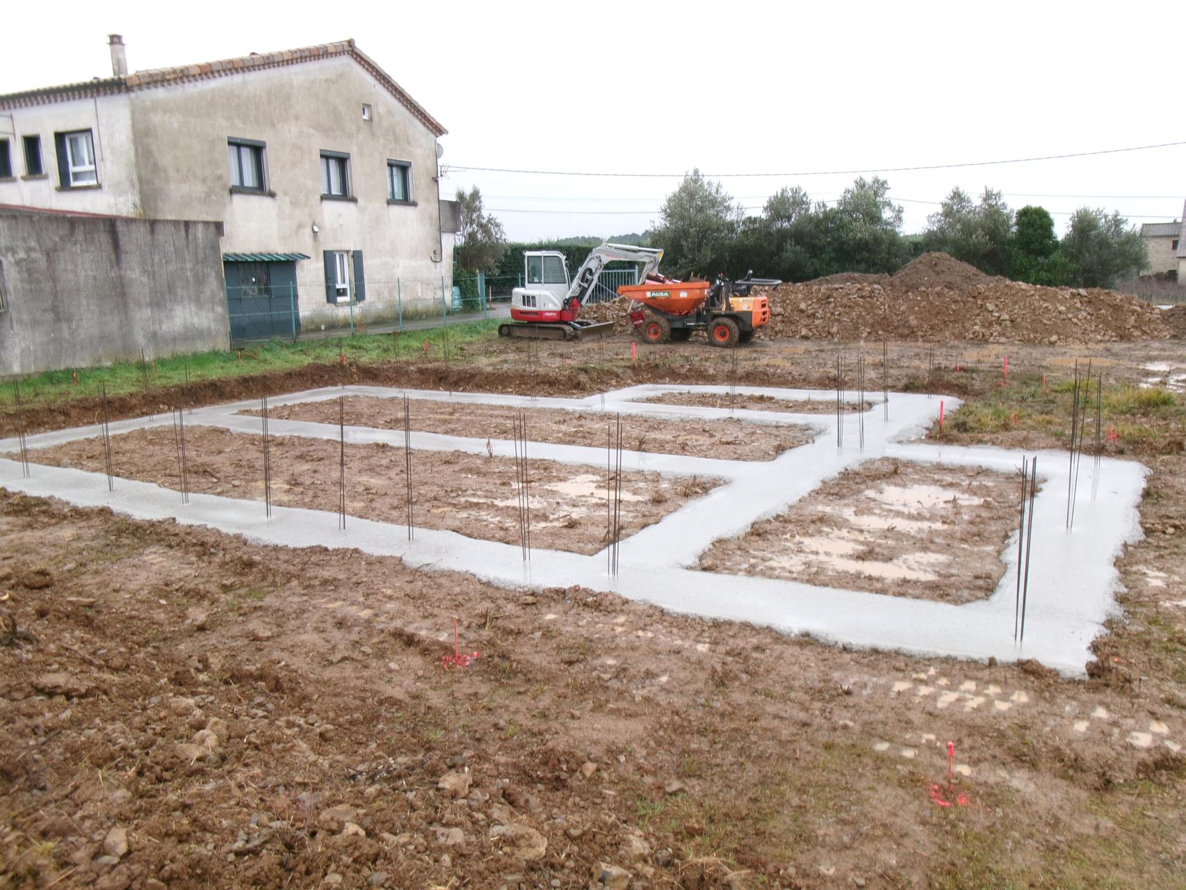 Coulage des fondations