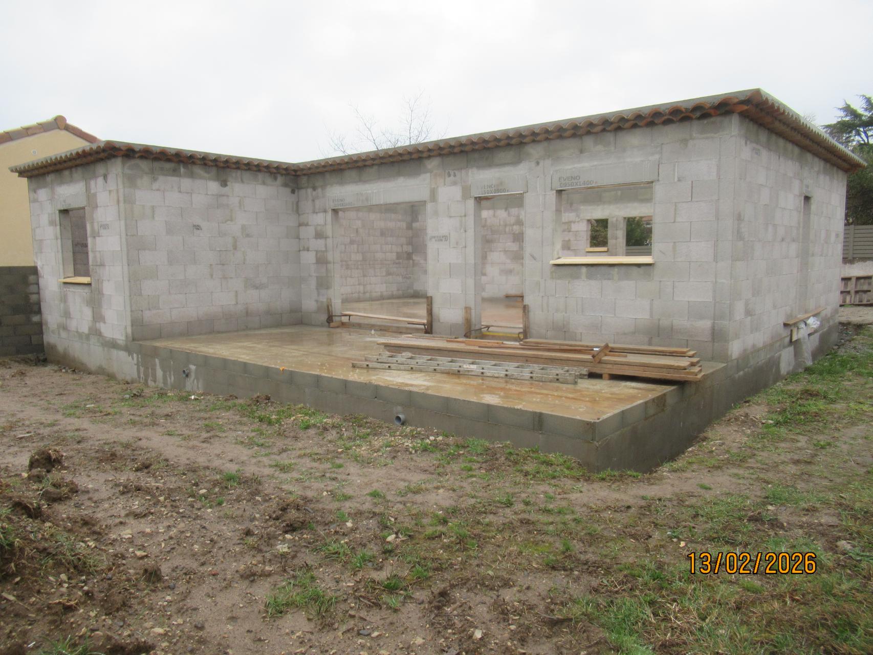 Coulage des linteaux et coffres de volets roulants