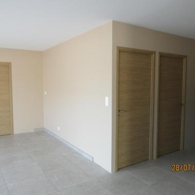 Pose des huisseries fin de chantier