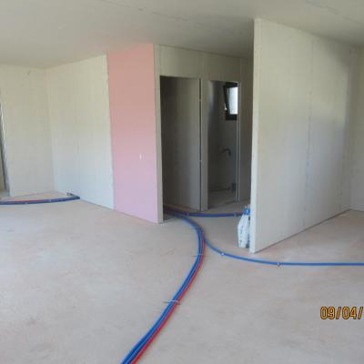 Pose de la plomberie