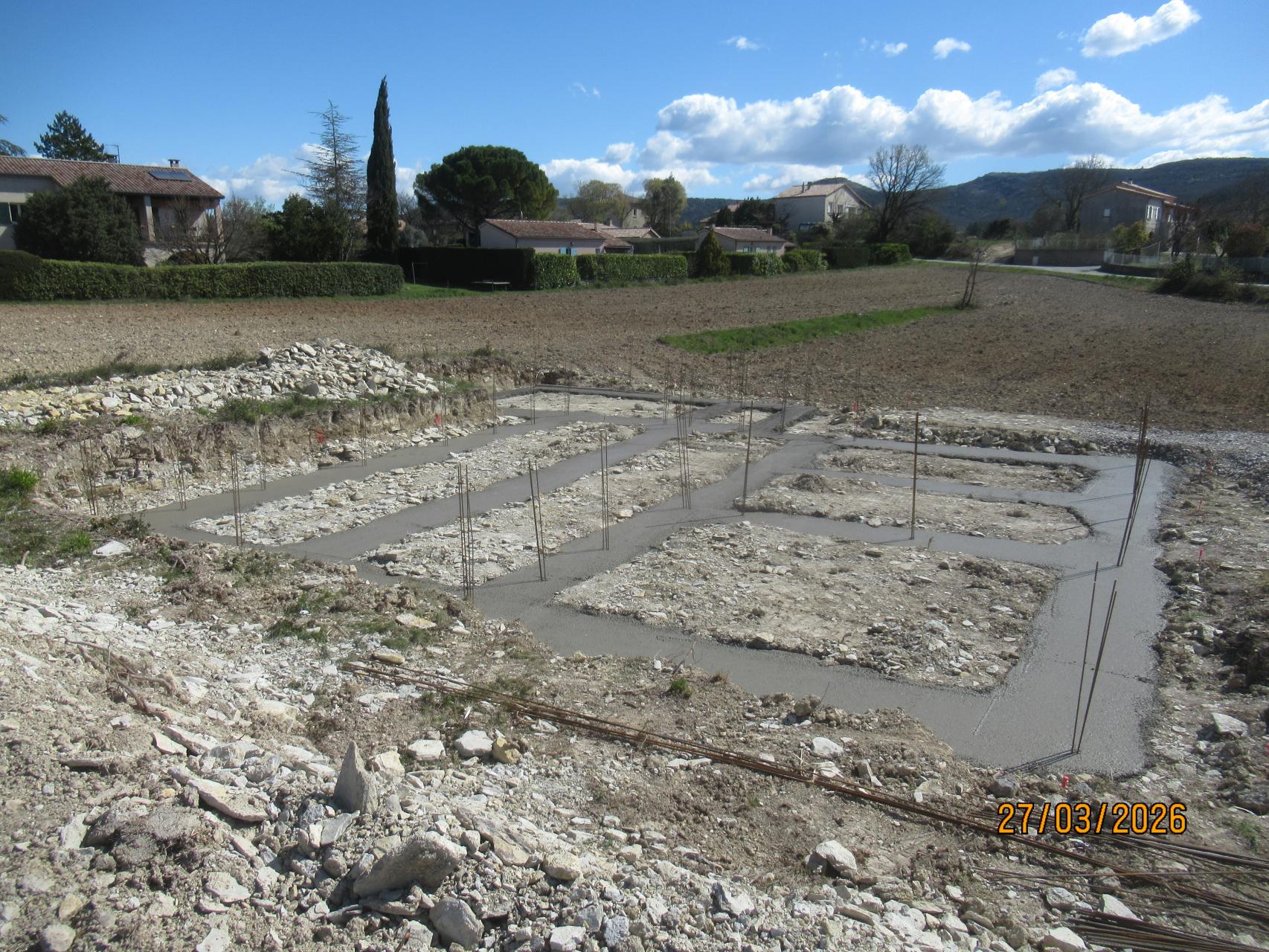 Coulage des fondations